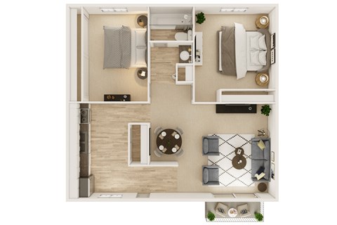 Sofi Los Gatos creek two bedroom one bath